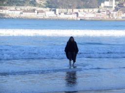 San Sebastian (Donostia) Strandwaten/beach wading/aoe