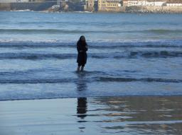 San Sebastian (Donostia) Strandwaten/beach wading