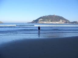 San Sebastian (Donostia) Strandwaten/beach wading