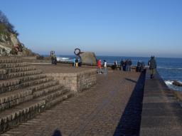 San Sebastian/Donostia Eduardo Chillida sculpture at the seaside