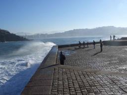 San Sebastian/Donostia Eduardo Chillida sculpture at the seaside