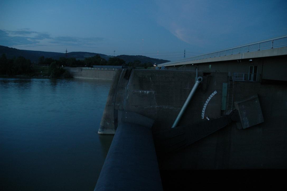 Schleuse zur Neuen Donau