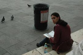 Venezia/Piazza S. Marco/"È vietato ..."/Verena