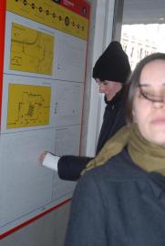 Budapest: Metro station map in braille!/(but only Kossut Lajos Tér) Budapest: Metro station map in braille!/(but only Kossut Lajos Tér)