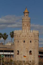 El Torre del Oro visto desde Triana/Geohack: 