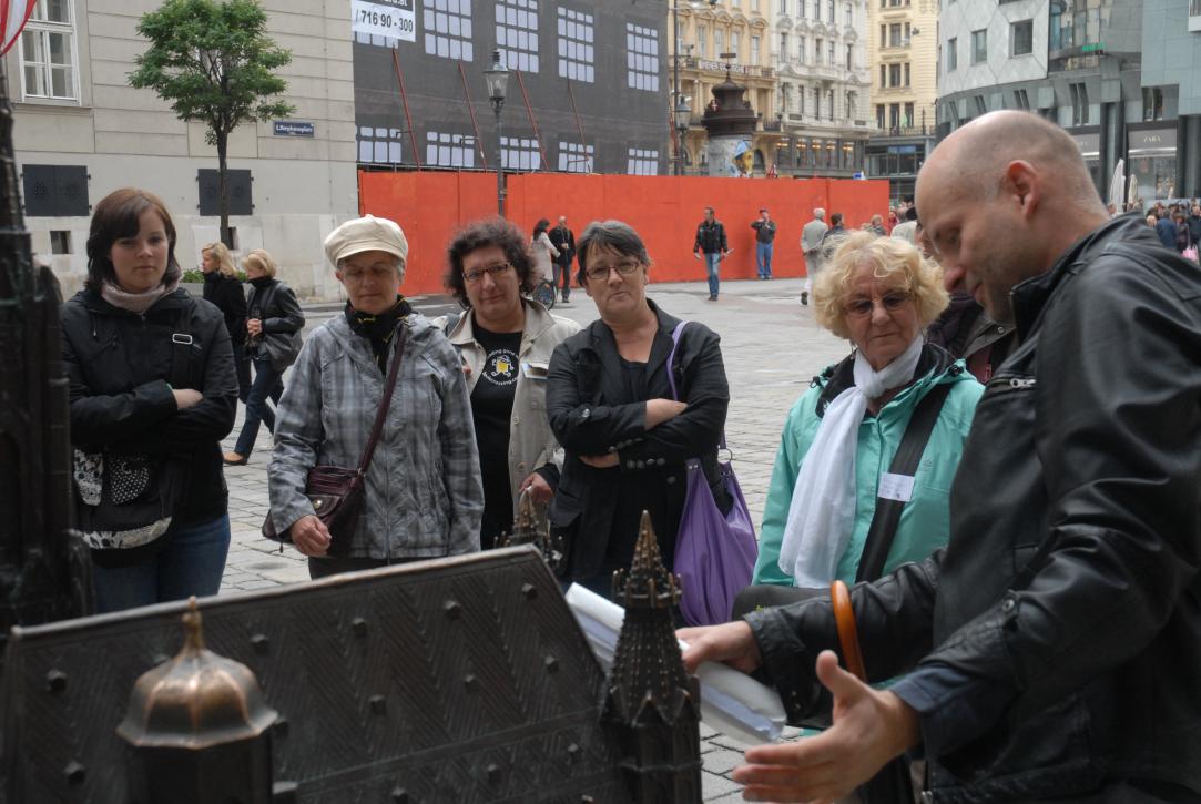 Literaturspaziergang mit /am Stephansplatz/x, babajaka, ghanescha, uklipa, Eiramesor