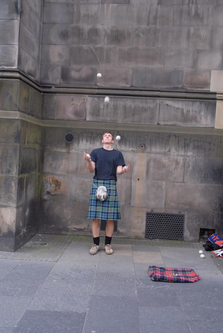 Juggler in a Kilt