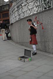 The Plaid Piper. Just couldn't resist the Edinburgh stereotype ...