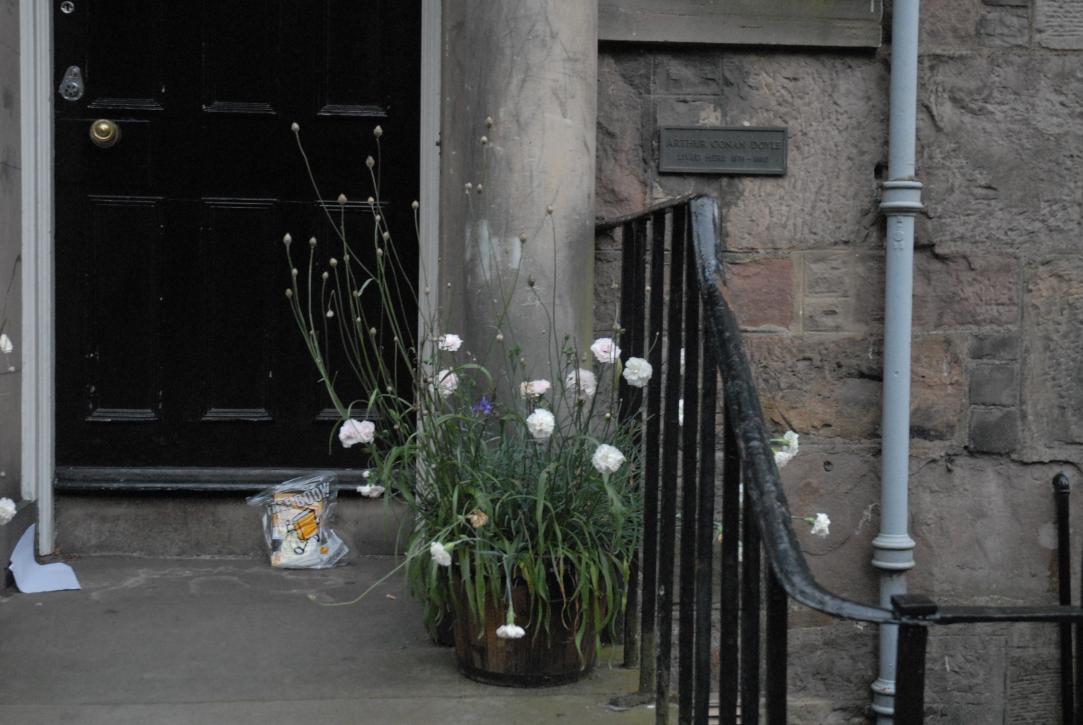 George Square, where Sir Arthur Conan Doyle lived