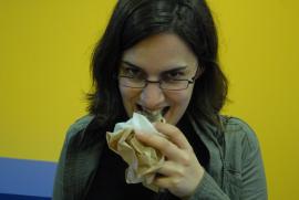 V. with deep-fried Mars bar