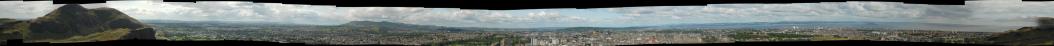 Panorama of Edinburgh from Arthur's seat/70 mm, 38 exposures, fixed f/t (still some pics looked different)/stitched using Hugin/Nona/Enblend Panorama of Edinburgh from Arthur's seat/70 mm, 38 exposures, fixed f/t (still some pics looked different)/stitched using Hugin/Nona/Enblend