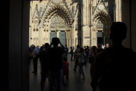 Prague 2013/Hradin: St Vitus Church entrance from the passage