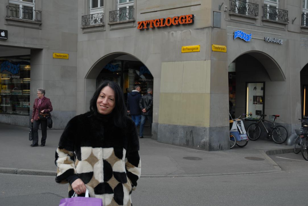 Esther am Theaterplatz/Bern/Berne Schweiz/Switzerland