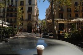 View over the Ramblas