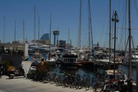 Port III with Hotel W and Funicular station