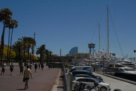 Port IV with Hotel W and Funicular station