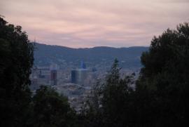 View over Barcelona from Montjuïc