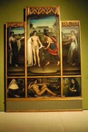 Museu Nacional d'Art de Catalunya:/Julio Romero de Torres: El retaule de l'Amor (1910)