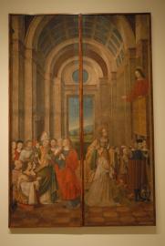 Museu Nacional d'Art de Catalunya:/Ludovico (Alvise) de Donati: Maria Magdalena, Marta, Llàtzer i Maximí (c 1508)