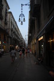 Lamp in Carrer de Ferrer