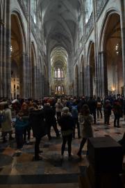 inside St. Vitus Cathedral/Katedrála Sv. Víta 