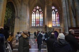 inside St. Vitus Cathedral/Katedrála Sv. Víta 