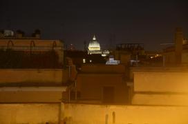 St Peter's at night 