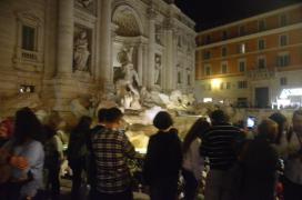 Fontana di Trevi at night