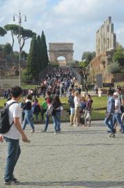 Forum Romanum: Via Sacra - Arcus Titus