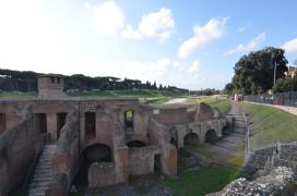Upper end of Circus Maximus