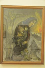 Musei Vaticani: Marc Chagall - Crucifix, between god and the devil, 1943 