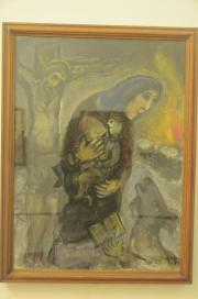 Musei Vaticani: Marc Chagall - Crucifix, between god and the devil, 1943 Musei Vaticani: Marc Chagall - Crucifix, between god and the devil, 1943