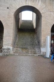 Colosseum - detail: steps to the tribunes Colosseum - detail: steps to the tribunes