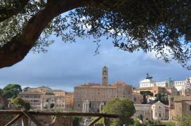 Forum Romanum - view towards capitol hill