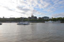 View over river Thames/
