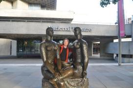 Alexandr with statues in front of National Theatre/Geohack: /allowallarge