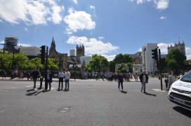 left: Westminster Abbey