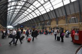 King's Cross station left departure hall