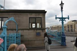 Tower Bridge operator cabin with bell/Butlers Wharf