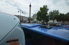 Nelson's Column/Trafalgar Square from No 11 bus
