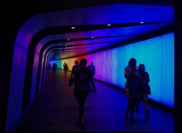 Rainbow passage/King's Cross/St Pancras Underground