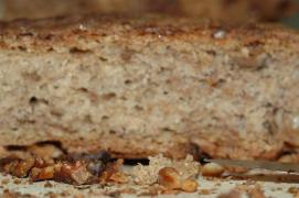 walnut bread experimental shot