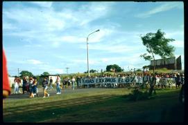 Nicaragua 1992/'exigimos el 6 % - uns - unen - stuni - atd'