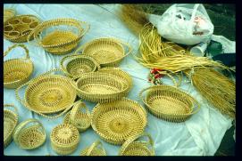 USA Weihnachten 1993/1994/Charleston, SC/Koerbe/baskets for sale