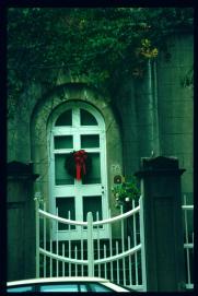 USA Weihnachten 1993/1994/Charleston SC Christmas Doors/Rainbow Road