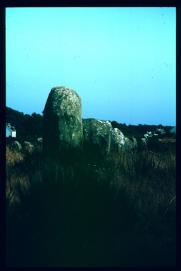 Frankreich/France 1994/paysage en Bretagne/menhirs