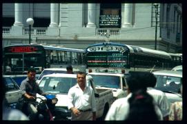 El Salvador 1995/teatro nacional, termino de buses 3