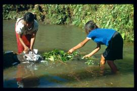 Guatemala 1996/lavando ropa